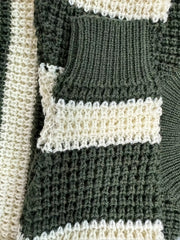 Casual Girls Round Neck Knitted Pullover Top