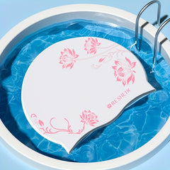 Silicone Swimming Cap Waterproof Anti-slip Elastic Swimming Accessories