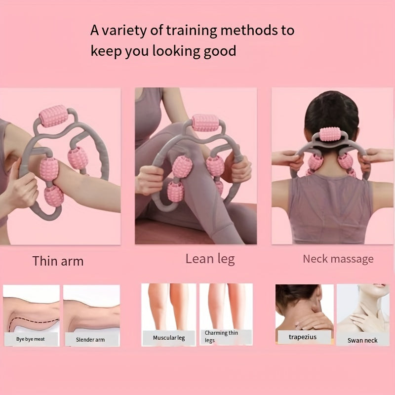 Circular Massage Roller Multifunctional Fitness Yoga Leg Clip