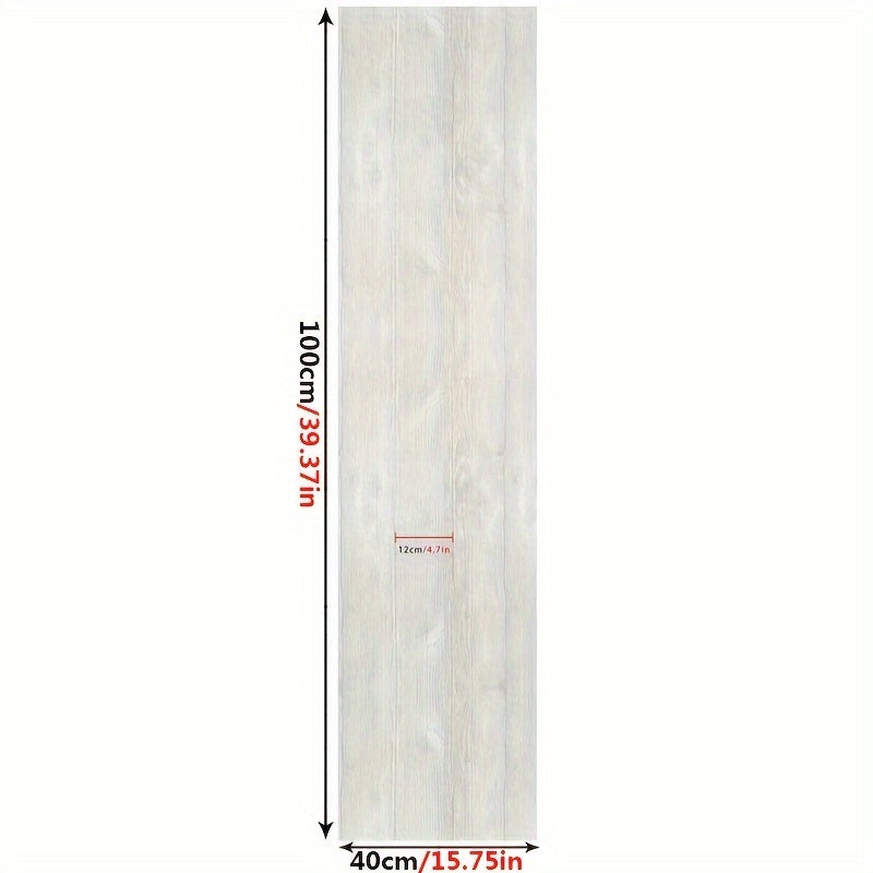 Wood Grain Floor Sticker Thickened Matte Vinyl Waterproof Anti Slip Tile Sticker