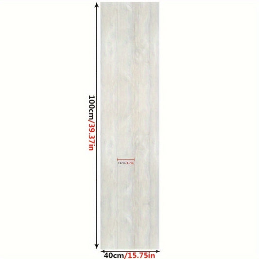 Wood Grain Floor Sticker Thickened Matte Vinyl Waterproof Anti Slip Tile Sticker