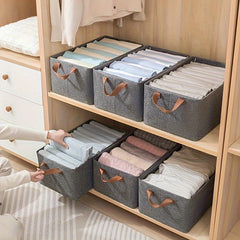 Clothes Drawer Storage Box With Handles Leggings Drawer Storage Basket