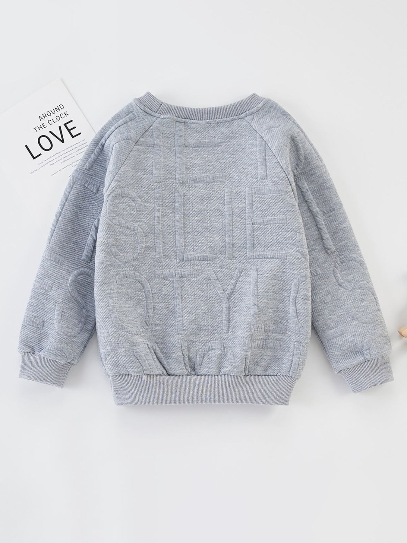 Toddler Boy Letter Pattern Sweatshirt