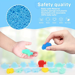 39pcs Paint Sponges for Kids Early Learning Toddler Sponge Brushes Stamps Foam