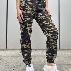 Y2K Camo Print Cargo Pants Streetwear Casual Pants