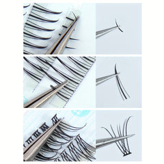 240pcs Cluster Lashes False Eyelashes Extension