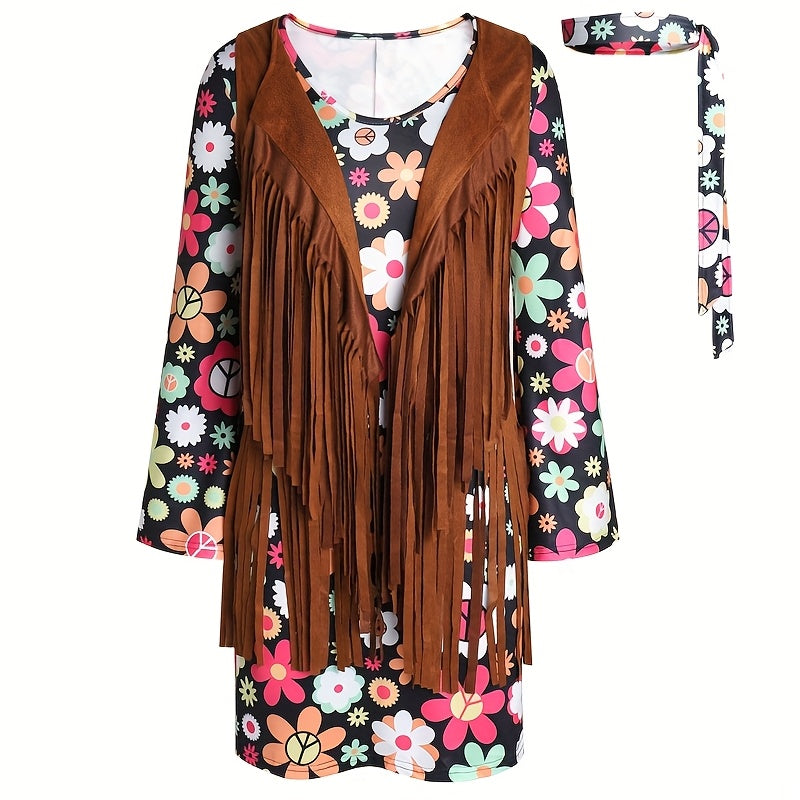 Halloween Disco 70s 80s Retro Costume Set