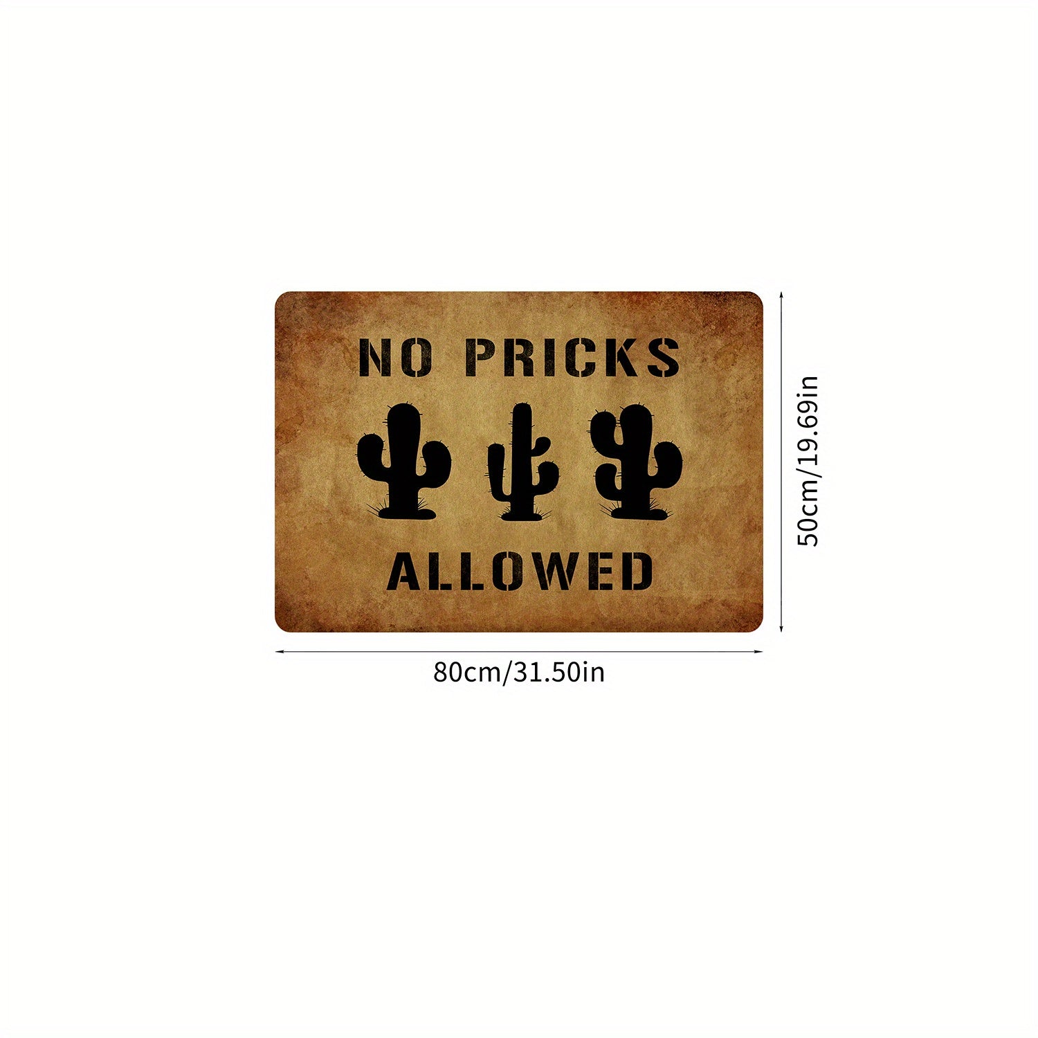 Retro Indoor Outdoor Entrance Mat Absorbent Bath Mat