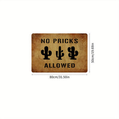 Retro Indoor Outdoor Entrance Mat Absorbent Bath Mat
