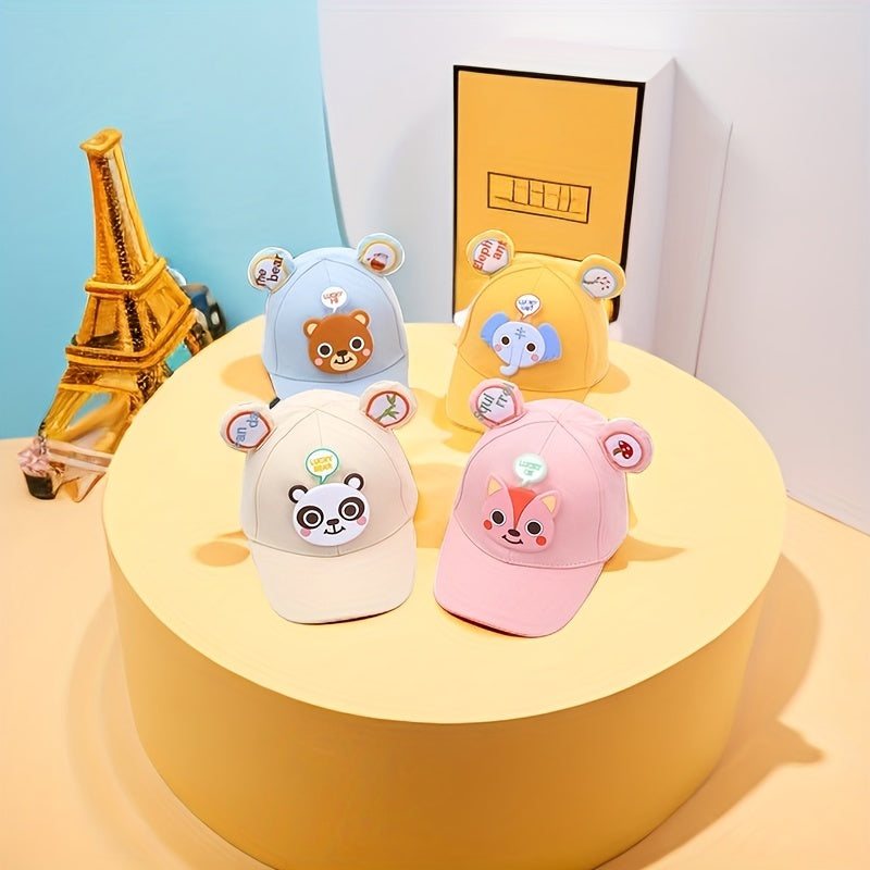 Kids Elephant Sunshade Baseball Cap Outdoor Activity 2-6 Years 50