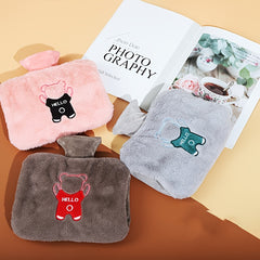 Plush Double Water Injection Hot Water Bag Hand Warmer