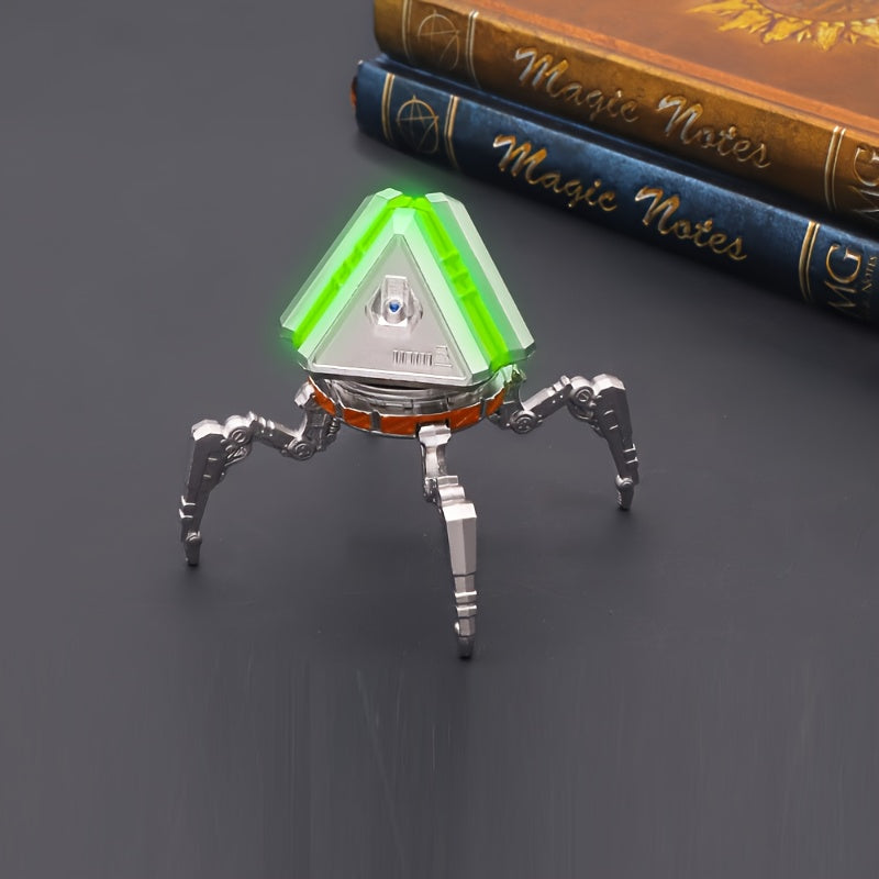 Spider Robot Luminous Spinning Top Toy Halloween Christmas Gift