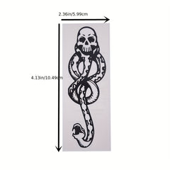 5pcs Death Eaters Dark Mark Make Up Tattoos Stickers Cosplay Accessories
