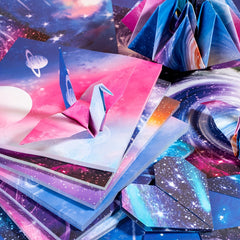 Starry Sky Paper Folding 48 Sheets Double Sided Origami Paper Kit