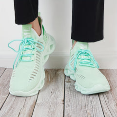 Men's Colorful Lightweight Jogging Shoes Breathable Mesh Comfortable Sneakers