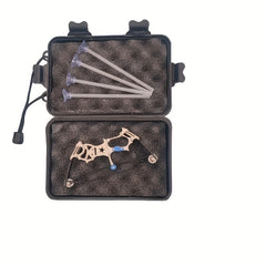Mini Composite Bow Archery Set Stainless Steel Mini Bow With Suction Cup Arrows