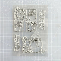 Easter Cartoon Clear Stamp Set