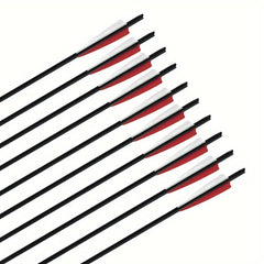 12pcs 16 inch Carbon Fiber Shield Feather Bowfishing Accessory