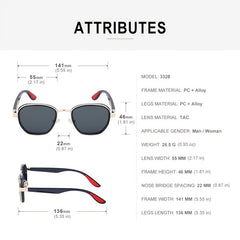 Punk Retro Sports Sunglasses Light Blocking