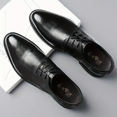 Men's Textured Derby Shoes Business Formal Wear