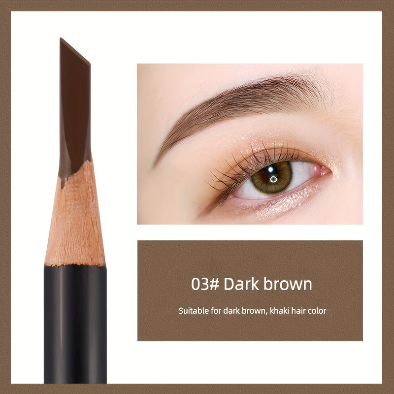 5 Colors Blade Eyebrow Pencil and Eyeliner Dual Purpose Waterproof