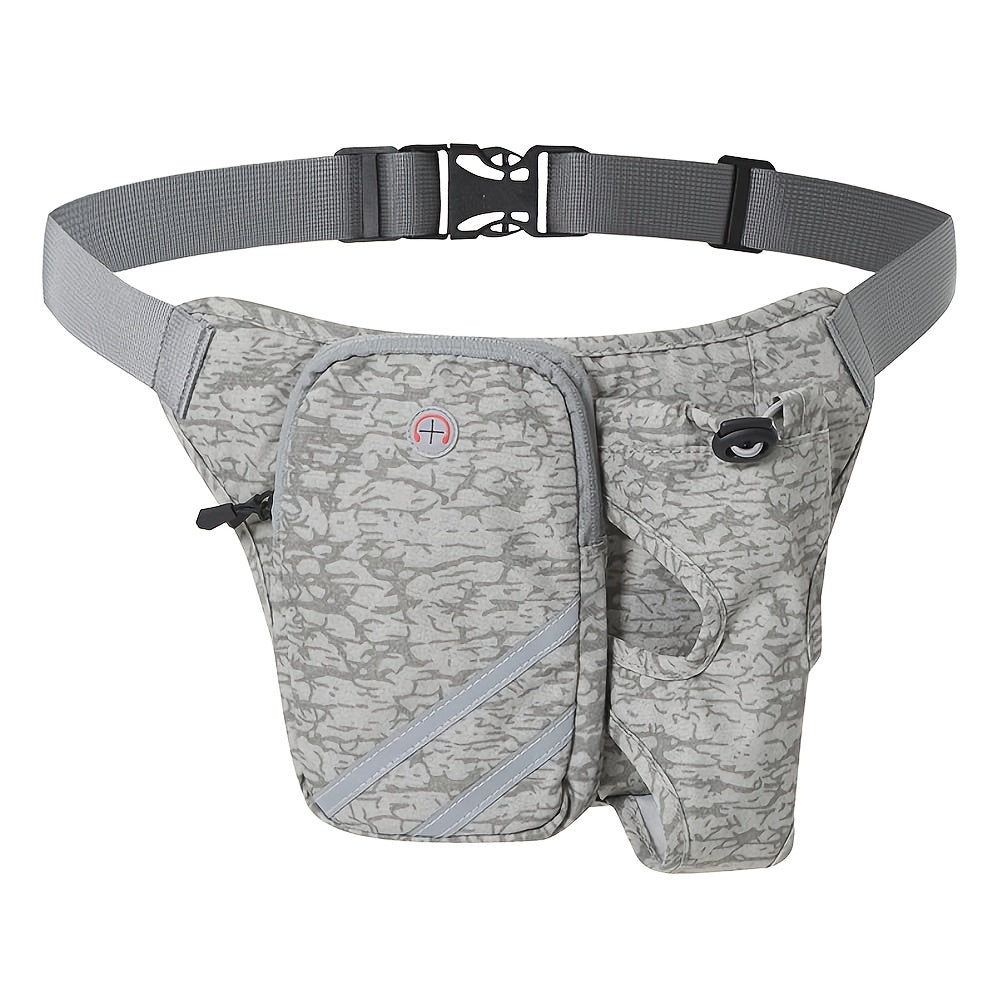 Outdoor Sports Fanny Pack Waterproof Bag Gray