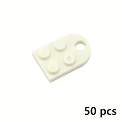 50pcs Modified 2 x 2 Assemble Particles with Hole Building Blocks