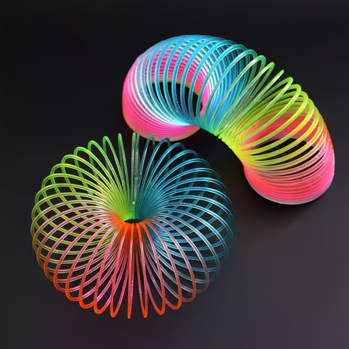 Kid's Spring Ring Pressure Reducing Toy - Balance Plaything for Boys & Girls