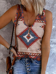 Striped Tank Top Sleeveless Casual Summer & Spring Women's Clothing