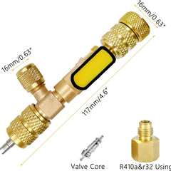 R410A R22 Valve Core Tool Kit HVAC System With 10PCS Valve Cores