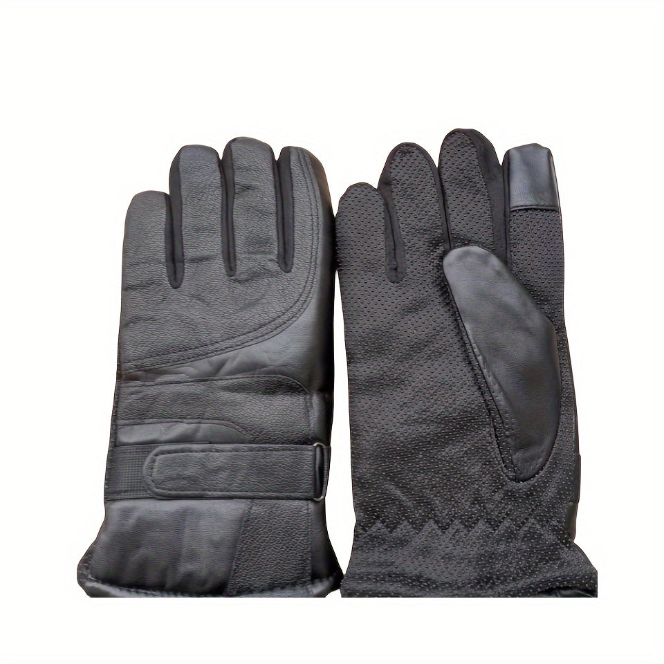 Waterproof Plush Gloves for Winter - 1 Pair