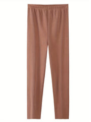 Soft Thermal Pants: Women's Cozy Slim Elastic Tights