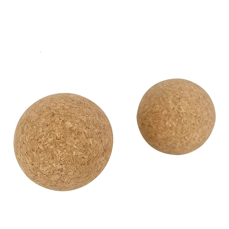 3pcs Cork Yoga Massage Ball for Muscle Relaxation