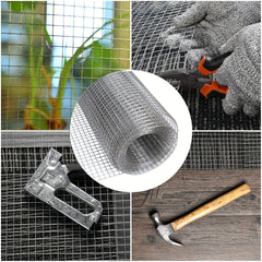1pc 2 54 10 Hardware Cloth 19x19 68ft Welded Galvanized Wire Fence