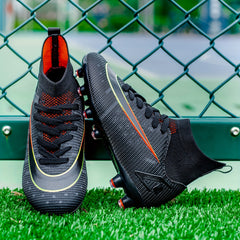 Youth Spiked Soccer Shoes Outdoor Anti Slip Lightweight Football Shoe