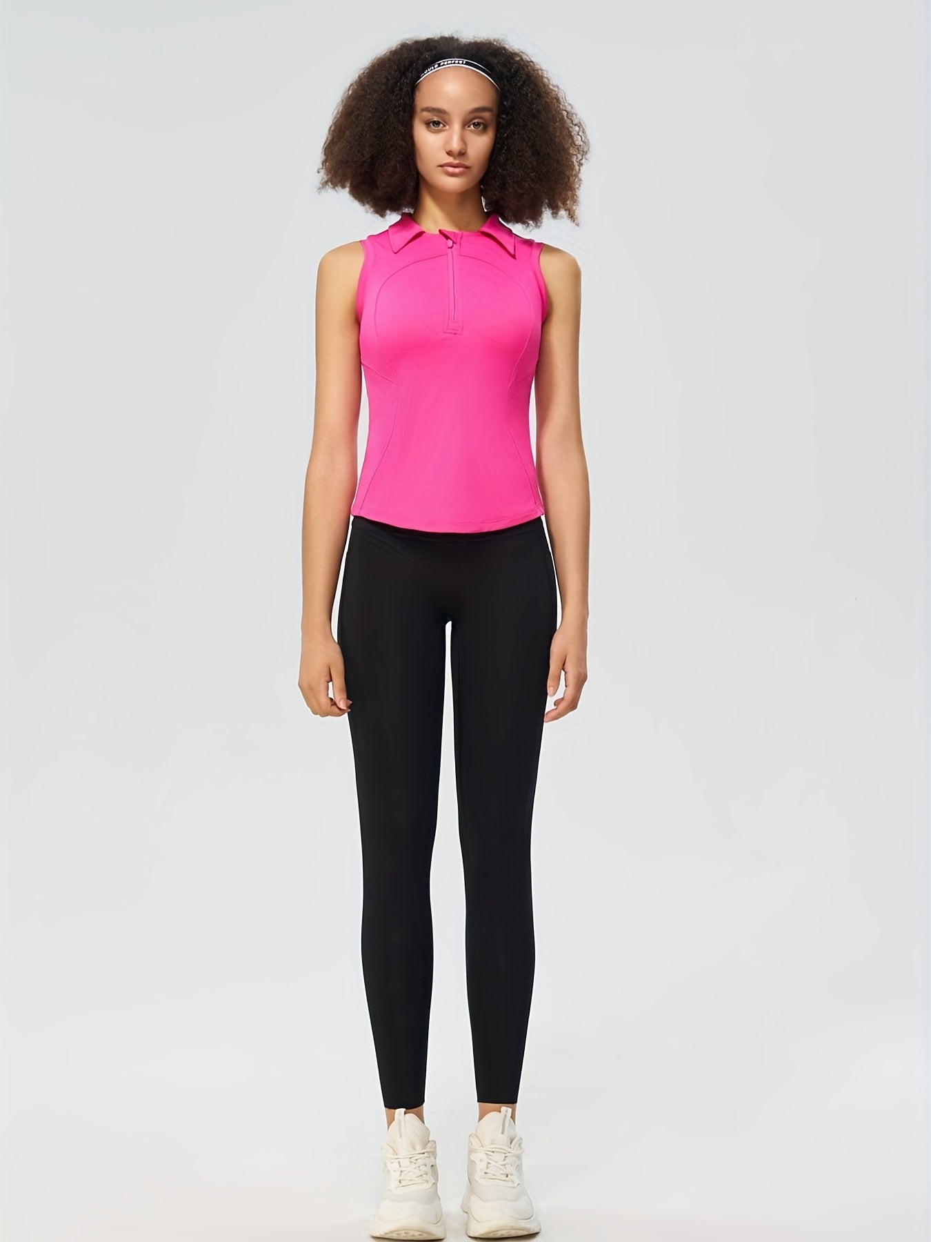 Women's Quick Dry Front Zipper Tight T-shirt