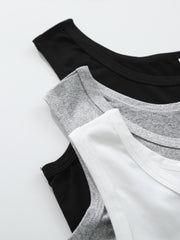 3-Pack Women's Solid Tank Sleep Tops