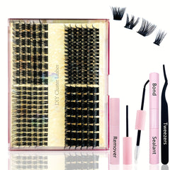 DIY Eyelashes Extension Kit With Lash Bond And Seal Mascara