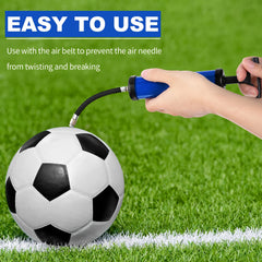 Portable Ball Pump with Needle & Nozzle Inflator for Football Basketball