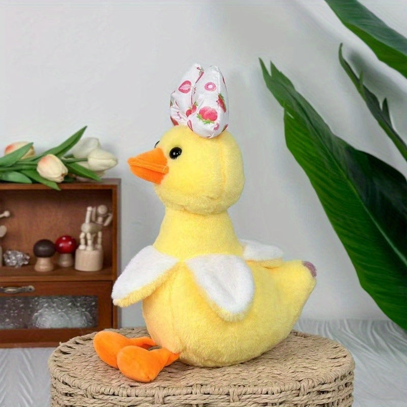 Yellow Duck Plush Toy Cartoon Doll for Family and Friends