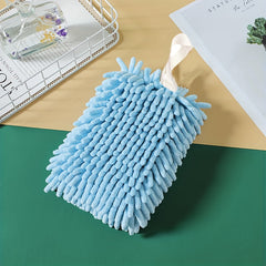 Chenille Hanging Towel for Quick Drying Hands Thick Absorbent Wash Cloth