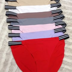 8-Pack Low Waist Seamless Panties Women's Lingerie Underwear