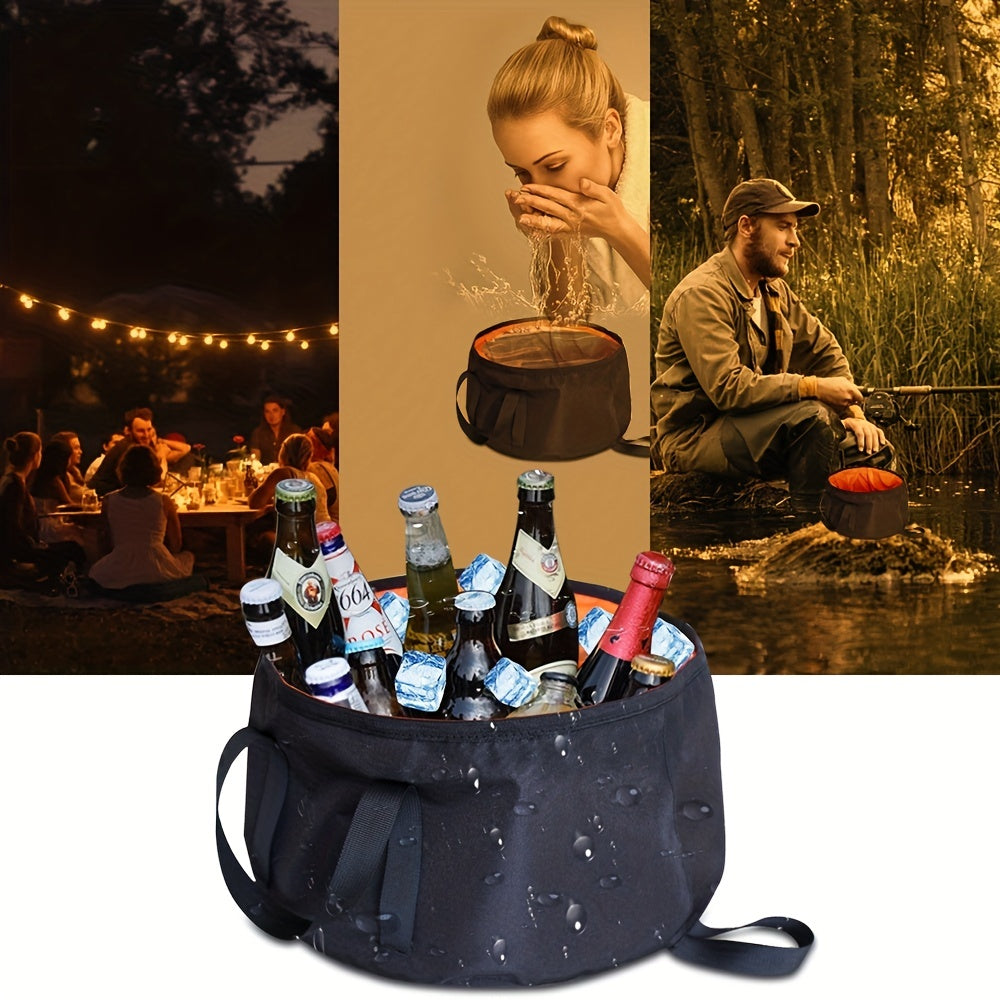 Portable Foldable Bucket Lightweight Nylon Washbasin 10L