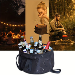 Portable Foldable Bucket Lightweight Nylon Washbasin 10L