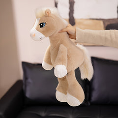 Big Eyed Horse Plush Doll Stuffed Animal Toy Kids' Birthday Gift