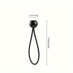 4pcs Elastic Ball Bungee Cords Tent Fixing Rope