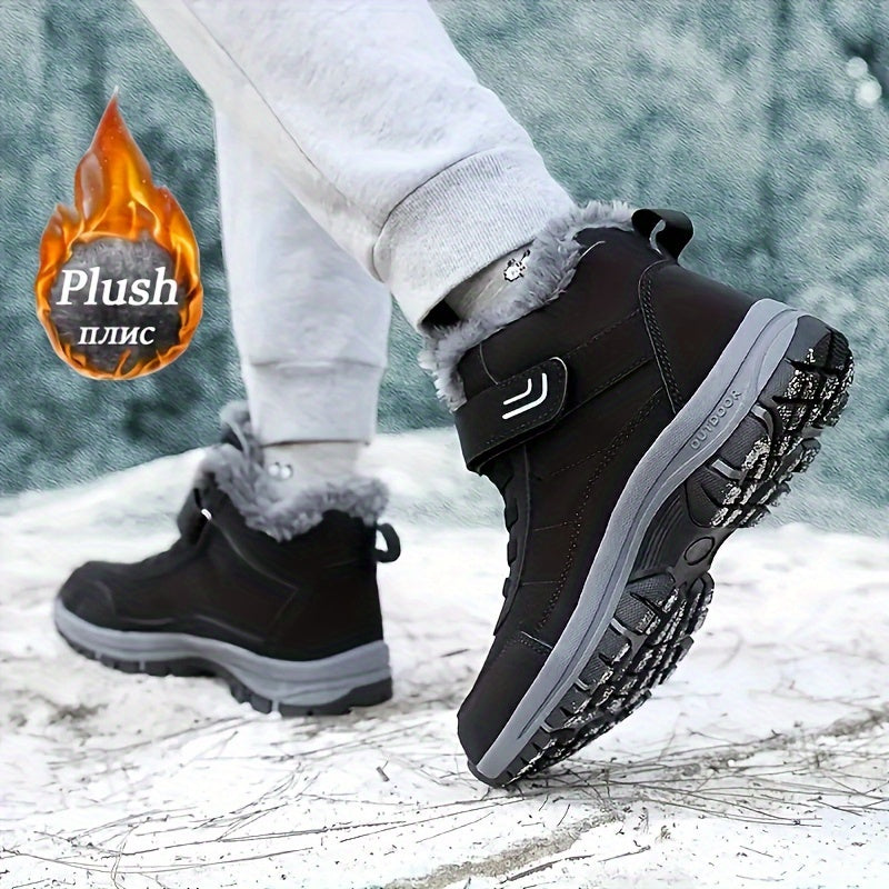 Women's Non-slip Thickened Walking Hiking Shoes - Warm Snow Shoes