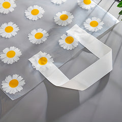 Small Daisy Gift Bag PVC Carrying Bag Cosmetics Clothes Holiday Accessories