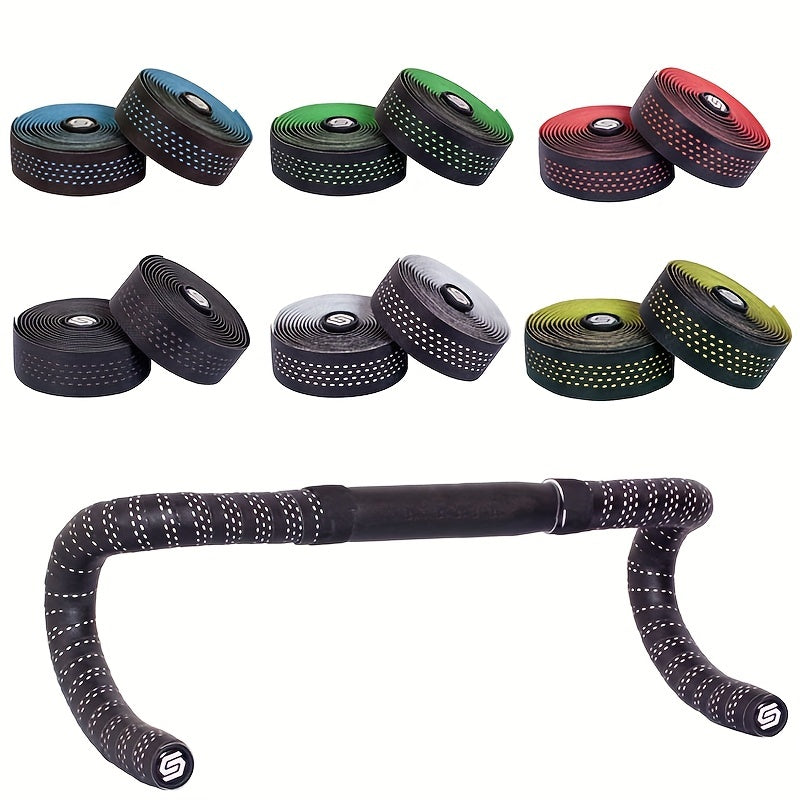 Breathable Soft Road Bike Handlebar Tape with Shock Absorption