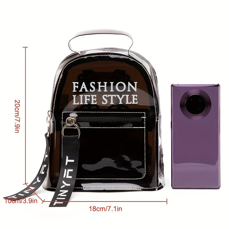 Waterproof Transparent PVC Bag Lightweight Stadium Approved Shoulder Bag